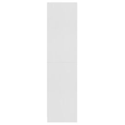 Berkfield Home Wardrobe White 100x50x200 cm Engineered Wood - Size: 100 x 50 x 200 cm - thumbnail 6