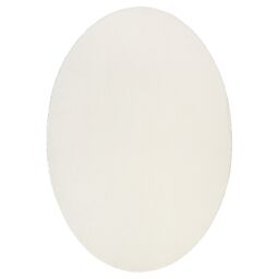Berkfield Home Rugs Cream Polyester 120 x 170 cm Durable Area Rugs Round - Size: Medium - thumbnail 2