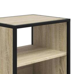 Berkfield Home Durable Wall-mounted Bedside Cabinet Sonoma Oak 40x31x39.5 cm in Light Tan - thumbnail 9