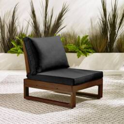 FurnitureboxUK Brisa Solid Wood 8 Seat Outdoor Sofa Set in Walnut - thumbnail 9