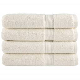 Berkfield Home Premium Sauna Towels SOLUND 4 pcs Cream 80x200 cm 600 gsm - thumbnail 2