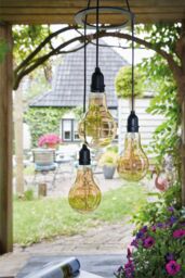 Luxform Battery operated Glass Filament Bulbs Flow in Clear - thumbnail 1