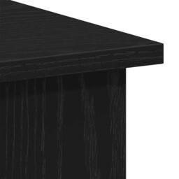 Berkfield Home Durable Desk Black Oak 100x55x75 cm Engineered Wood - Size: 100 x 55 x 75 cm - thumbnail 9