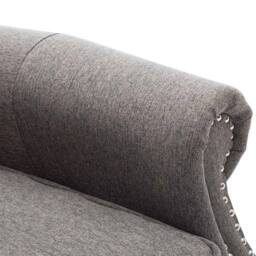 More4Homes Charlotte Modern Fabric Pushback Recliner Sofa Accent Chair in Grey - thumbnail 6