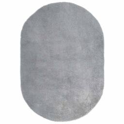Berkfield Home Shaggy Rug High Pile NAVARRA Light Grey 300x200 cm Polyester - Size: Medium - thumbnail 1