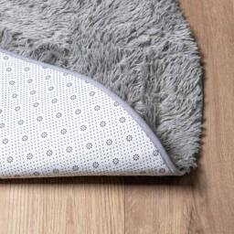 Berkfield Home Shaggy Rug High Pile NAVARRA Light Grey 300x200 cm Polyester - Size: Medium - thumbnail 6