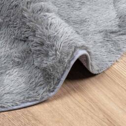 Berkfield Home Shaggy Rug High Pile NAVARRA Light Grey 300x200 cm Polyester - Size: Medium - thumbnail 5