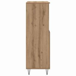 Berkfield Home Highboard with Shelf with Storage with Door Brown Engineered wood - thumbnail 7