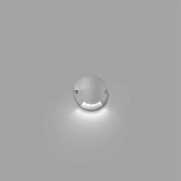 Netlighting Keenan LED OneWay Outdoor Wall Floor Light Nickel IP67 in Grey - thumbnail 2