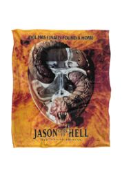 Friday the 13th Blanket, 152x127 cm Jason Goes to Hell Poster Silky Touch Super Soft Throw Blanket in White - thumbnail 1