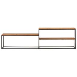 Berkfield Home TV Cabinet 180x30x50 cm Solid Acacia Wood in Brown - Size: 180 x 30 x 50 cm - thumbnail 2