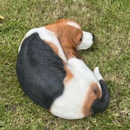 Animal Crackers Realistic Laying Beagle Dog Figurine Home Decoration Or Memorial - thumbnail 6