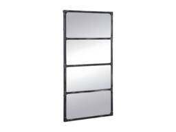 Vente-unique Industrial Metal Window Mirror - L140 X H75 Cm - Black - MAASTRICHT - thumbnail 6