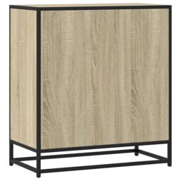 Berkfield Home Sideboard Sonoma Oak 68x35x76 cm Engineered Wood in Brown - Size: 68 x 35 x 76 cm - thumbnail 6