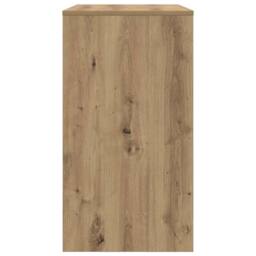 Berkfield Home Computer Desk Artisan Oak Engineered Wood Standard Simple in Brown - thumbnail 7