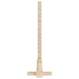 Berkfield Home Wooden Christmas Tree for Decoration 60 cm Solid Wood Pine in Brown - thumbnail 5