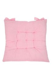 Living and Home Set of 4 Comfortable Square Chair Cushions in Pink - thumbnail 5
