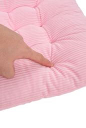 Living and Home Set of 4 Comfortable Square Chair Cushions in Pink - thumbnail 9