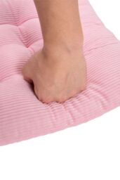 Living and Home Set of 4 Comfortable Square Chair Cushions in Pink - thumbnail 8
