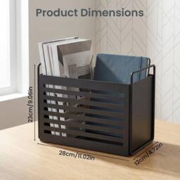 Havendro Black Metal Magazine & File Holder - thumbnail 2
