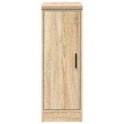 Berkfield Home Garage Storage Cabinet Sonoma Oak 30x51x85 cm Solid Wood Pine in Brown - Size: 30 x 51 x 85 cm - thumbnail 6