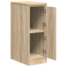 Berkfield Home Garage Storage Cabinet Sonoma Oak 30x51x85 cm Solid Wood Pine in Brown - Size: 30 x 51 x 85 cm - thumbnail 5
