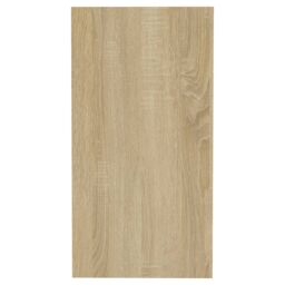 Berkfield Home Side Table Sonoma Oak 50x26x50 cm Engineered Wood in Brown - Size: 50 x 26 x 50 cm - thumbnail 5