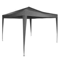 Charles Bentley 3 x 3m Pop Up Gazebo With 4 Sides with Carry Bag - Grey - thumbnail 2
