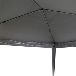 Charles Bentley 3 x 3m Pop Up Gazebo With 4 Sides with Carry Bag - Grey - thumbnail 6