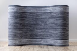 RugsX Anti-Slip Rama Runner in Grey - Size: 67 cm x 490 cm - thumbnail 4