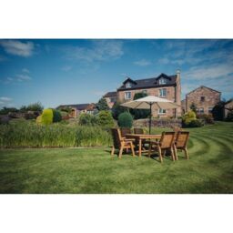 Churnet Valley Garden Furniture Ltd Valley 6 Seater 6XC Set - Min. Assembly Required - Set of Cushions Inc in Brown - thumbnail 7