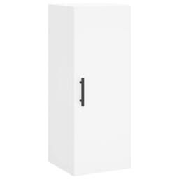 Berkfield Home Highboard White 34.5x34x180 cm Engineered Wood - thumbnail 5