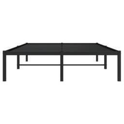 Berkfield Home Metal Bed Frame Black 120x190 cm Small Double - thumbnail 5