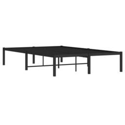 Berkfield Home Metal Bed Frame Black 120x190 cm Small Double - thumbnail 4