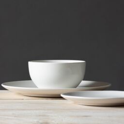 Carnaby 'Islington' 12 Piece Dinnerware Porcelain White Set Dishwasher Microwave Safe Up to 4 Places Family & Guest - Size: 12 Pack