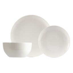 Carnaby 'Islington' 12 Piece Dinnerware Porcelain White Set Dishwasher Microwave Safe Up to 4 Places Family & Guest - Size: 12 Pack - thumbnail 3