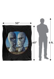 Pink Floyd Division Bell Cover Silky Touch Super Soft Throw Blanket 152 X 127 cm in White - thumbnail 5