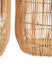 Orsina Batu Set Of 2 Natural Rattan Baskets in Brown - thumbnail 2