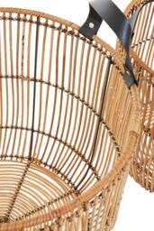 Orsina Batu Set Of 2 Natural Rattan Baskets in Brown - thumbnail 4