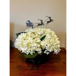 Poppyforge Santa Pot Pin Garden Art (Pack of 3) - H25 cm - White - thumbnail 2