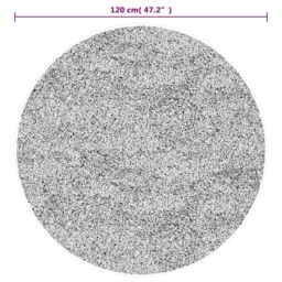 Berkfield Home Rug Washable Multicolour Ã˜ 120 cm Anti Slip - Size: 100 cm diameter - thumbnail 6
