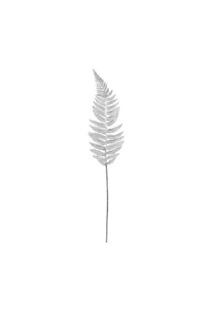 KDMD Metallic Fern Leaf stem Silver 5 Pack - image 1
