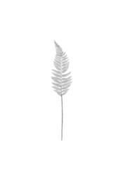 KDMD Metallic Fern Leaf stem Silver 5 Pack - thumbnail 5