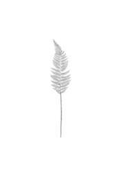 KDMD Metallic Fern Leaf stem Silver 5 Pack - thumbnail 2