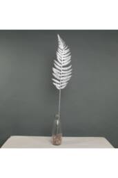 KDMD Metallic Fern Leaf stem Silver 5 Pack - thumbnail 4