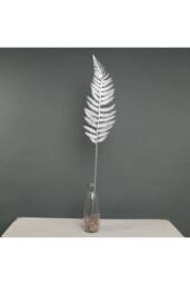 KDMD Metallic Fern Leaf stem Silver 5 Pack - thumbnail 3