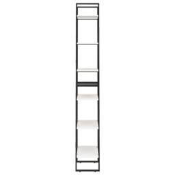 Berkfield Home Storage Shelf White 60x30x210 cm Solid Wood Pine - Size: 60 x 30 x 210 cm - thumbnail 7