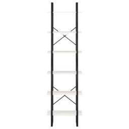 Berkfield Home Storage Shelf White 60x30x210 cm Solid Wood Pine - Size: 60 x 30 x 210 cm - thumbnail 6