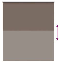 Berkfield Home Roller Blind Blackout Off-White 95x175 cm Fabric Width 90.7 cm Po… in Brown - thumbnail 5
