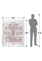 Warner Brothers Seinfeld 152x127cm Silky Touch Super Soft Throw Blanket in White - Size: 152x127 cm - thumbnail 5